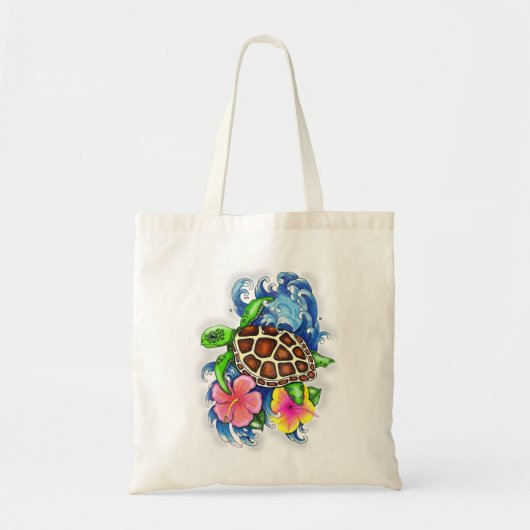 Tropische Zeeen Tote Bag (Voorkant)
