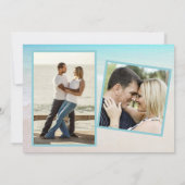 Tropische Zeeen Twee Foto slaat de Datumkaarten op Kaart (Achterkant)