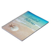 Tropische Zeeen Zandmakreelbaars Aangepast Notitieboek (Linkerzijde)