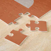 Tropische zeegarmeeuw-bruin legpuzzel (Zijkant)