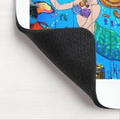 tropische zeemeermin mousepad muismat (Hoek)