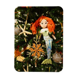 Tropische zeemeermin onder Zee kerstfeestdag Magneet