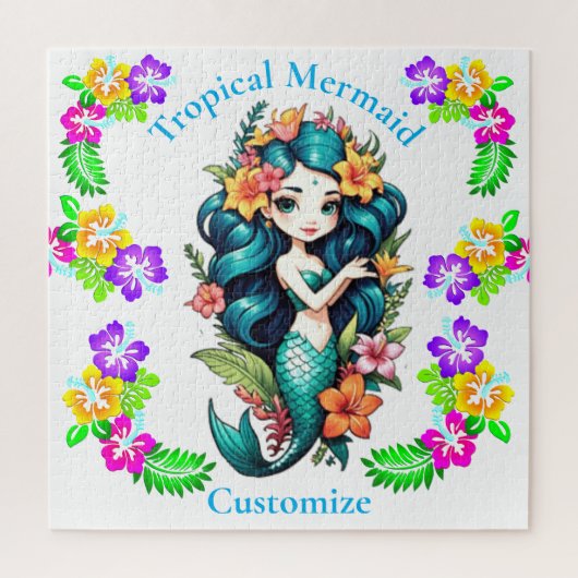 Tropische Zeemeermin Thunder_Cove Legpuzzel (Verticaal)