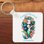 Tropische Zeemeermin Thunder_Cove Sleutelhanger (Voorkant)