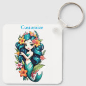 Tropische Zeemeermin Thunder_Cove Sleutelhanger (Achterkant)