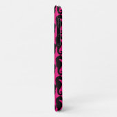 Tropische zeepaardjes, zeepaardpatroon - Roze zwar Case-Mate iPhone Case (Achterkant/links)