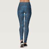 Tropische zeeschelpen leggings (Achterkant)