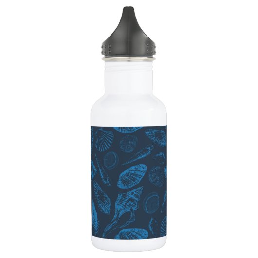 Tropische zeeschelpen waterfles  (Links)