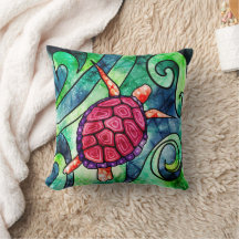 Tropische Zeeschildpad Kleurrijk 
