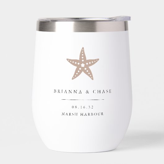 Tropische zeesterren strand bestemming bruiloft gu (Links)