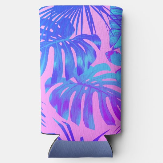 Tropische zeesterren strand vrijgezellenfeest seltzer blikjeskoeler (Achterkant)