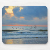 Tropische zeestralen langs de Schilderachtig hemel Muismat (Voorkant)