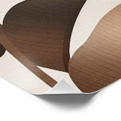 Tropische Zen – Minimalistisch Poster – Neutral Wa (Hoek)