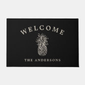 Tropische ziekenhuisopname | Ananas op maat Deurmat (Voorkant)