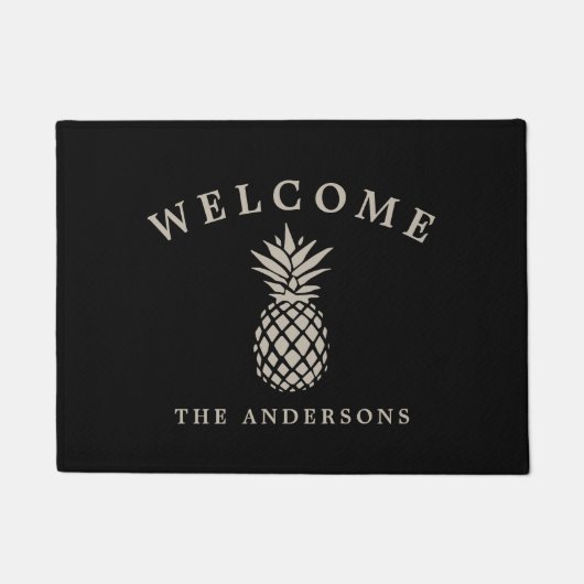 Tropische ziekenhuisopname | Ananas op maat Deurmat (Voorkant)