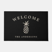 Tropische ziekenhuisopname | Ananas op maat Deurmat (Voorkant)