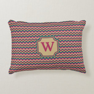 Tropische Zigzag Accentkussen Decoratief Kussen