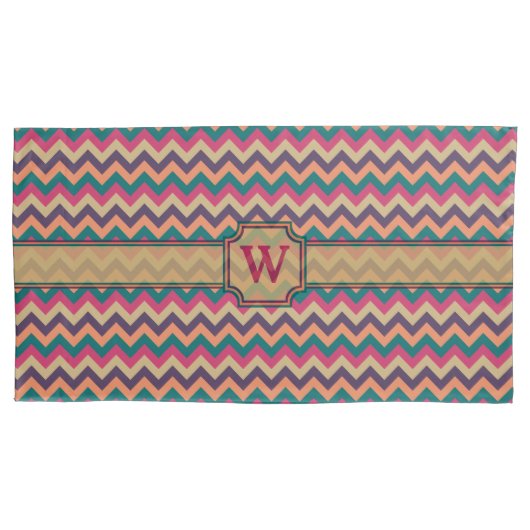 Tropische Zigzag Hoeslaken Kussensloop (Voorkant)