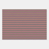 Tropische Zigzag Inpakpapier Set Vel (Voorkant 2)