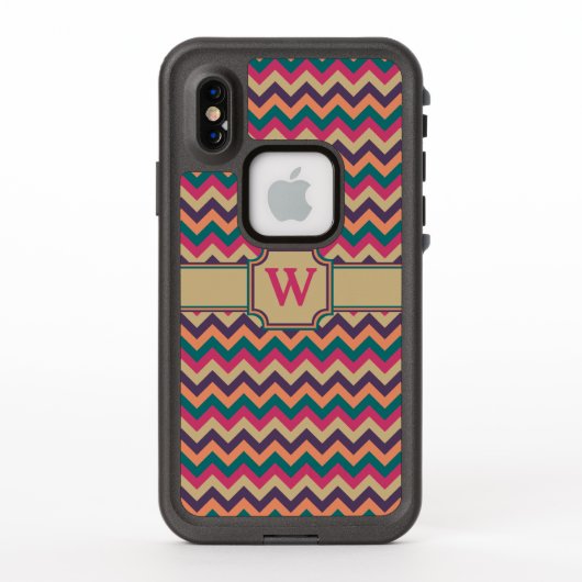 Tropische Zigzag Lifeproof Hoes (Achterkant)