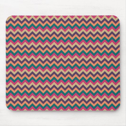 Tropische zigzag mousepad muismat (Voorkant)