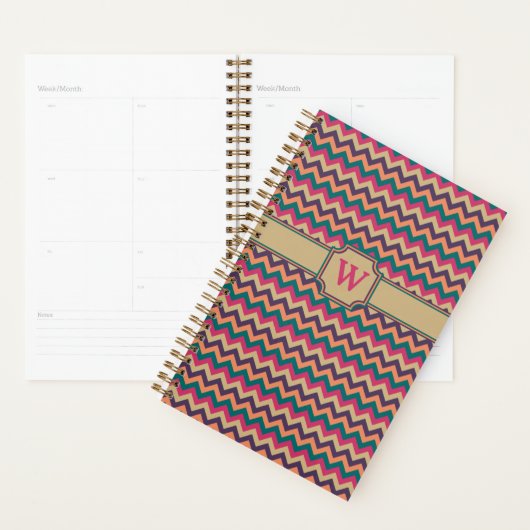 Tropische Zigzag Planner (Display)