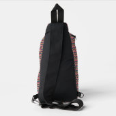 Tropische Zigzag Sling Bag (Achterkant)