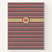 Tropische Zigzag Spiraal Notebook Notitieboek (Achterkant)