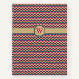 Tropische Zigzag Spiraal Notebook Notitieboek