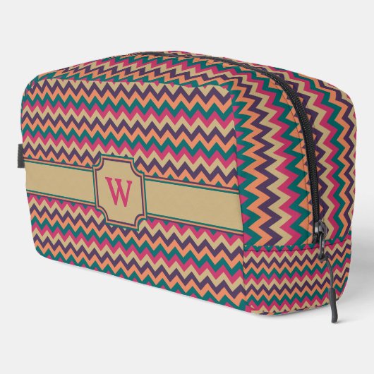 Tropische Zigzag Toilettasje (Rechterhoek)