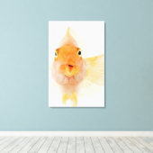 Tropische zoetwatervis canvas afdruk (Insitu (Houten vloer))