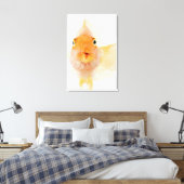Tropische zoetwatervis canvas afdruk (Insitu (Slaapkamer))