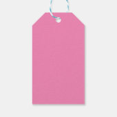 Tropische zomer 1e Flamingo Onederland Verjaardag Cadeaulabel (Achterkant)