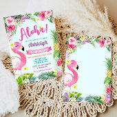 Tropische zomer 1e verjaardag uitnodiging