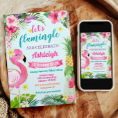 Tropische zomer 7e verjaardag uitnodiging