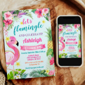 Tropische zomer 9e verjaardag uitnodiging