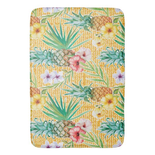 Tropische zomer badmat (Voorkant Verticaal)