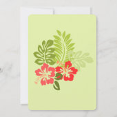 Tropische zomer BBQ Kaart (Achterkant)