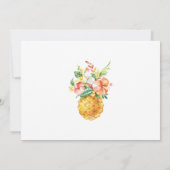 Tropische zomer bedankkaart (Achterkant)