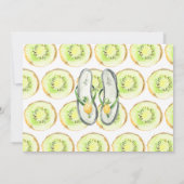 Tropische zomer bedankkaart (Achterkant)