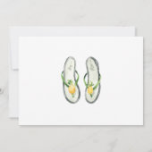 Tropische zomer bedankkaart (Achterkant)