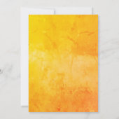 Tropische Zomer Bloem Virtuele Baby Shower Kaart (Achterkant)