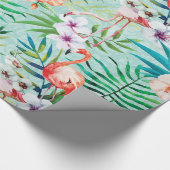 Tropische zomer cadeaupapier (Hoek)