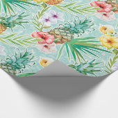 Tropische zomer cadeaupapier (Hoek)