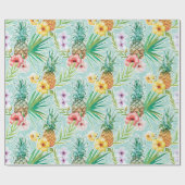 Tropische zomer cadeaupapier (Vlak)