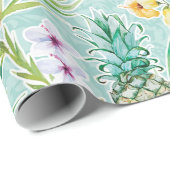 Tropische zomer cadeaupapier (Rol Hoek)