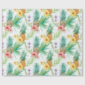 Tropische zomer cadeaupapier (Vlak)