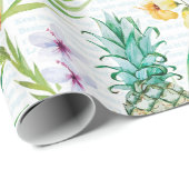 Tropische zomer cadeaupapier (Rol Hoek)