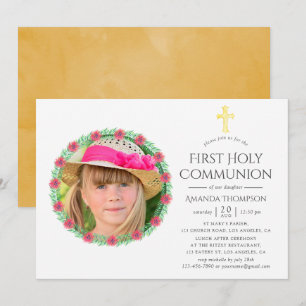 Tropische Zomer Eerste Heilige Communie Kaart
