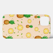 TROPISCHE ZOMER FRUIT ananas Slice patroon Case-Mate iPhone Case (Achterkant (horizontaal))